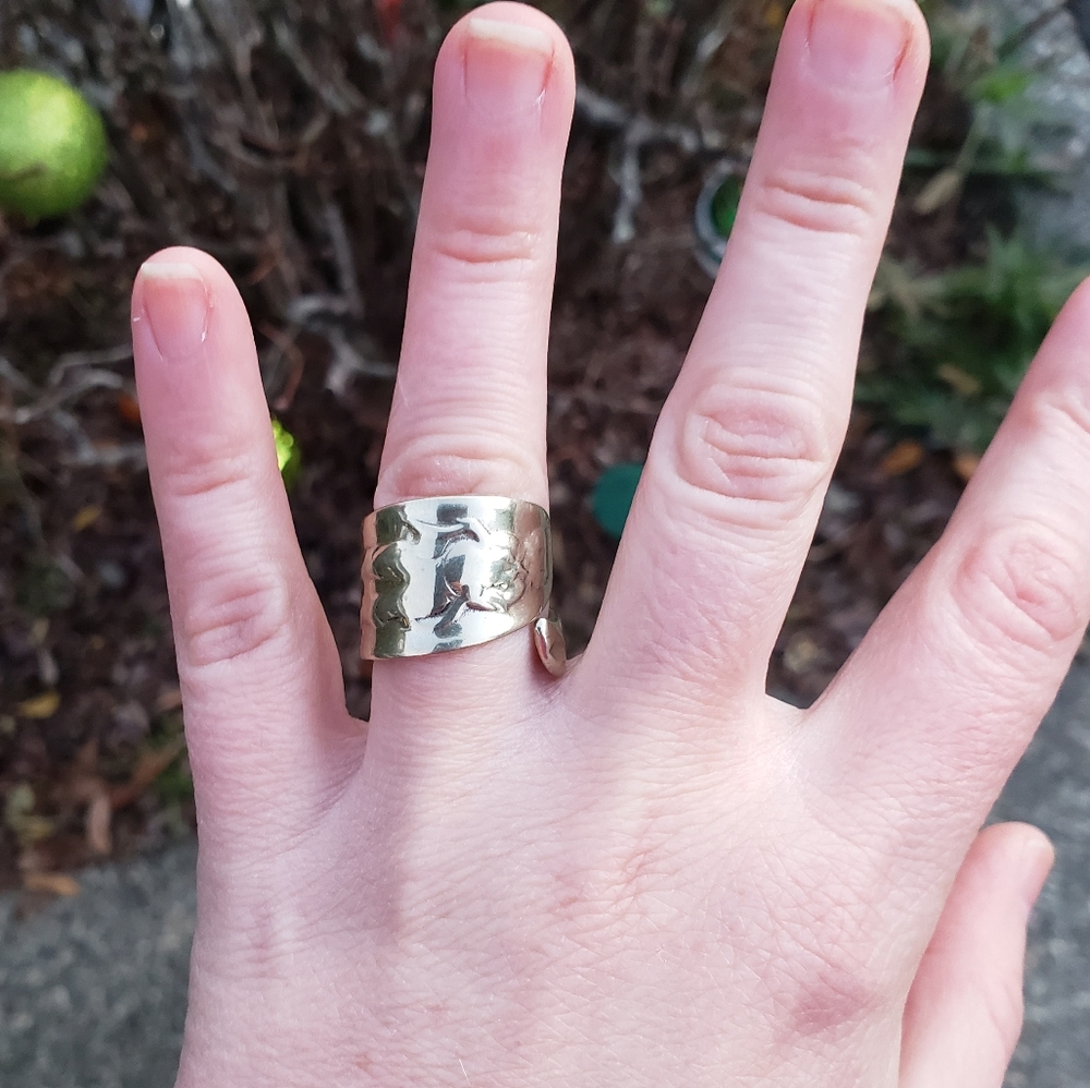 Puss In Boots Sterling Silver Regal Silver Co. Vintage Ring